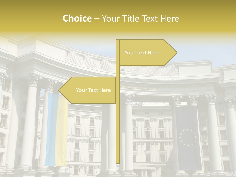Architecture Travel Foreign PowerPoint Template
