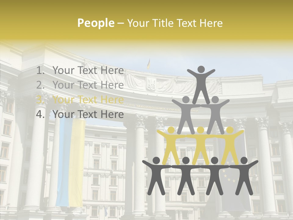 Architecture Travel Foreign PowerPoint Template