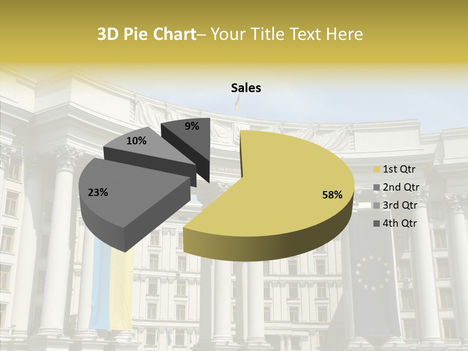 Architecture Travel Foreign PowerPoint Template