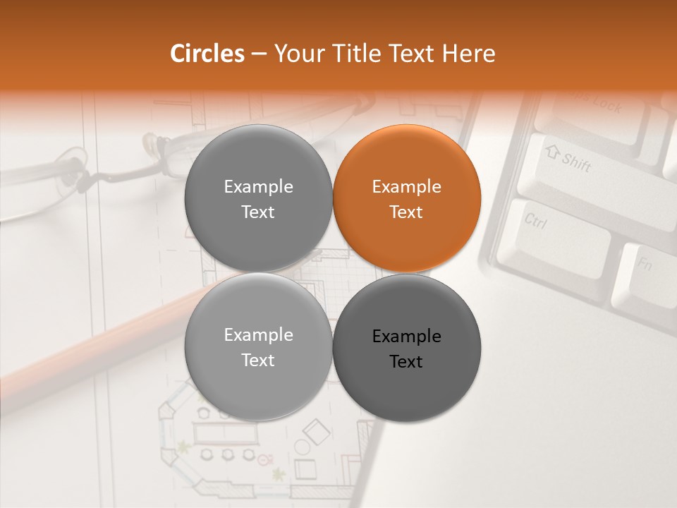Architectural Plan Pencil PowerPoint Template