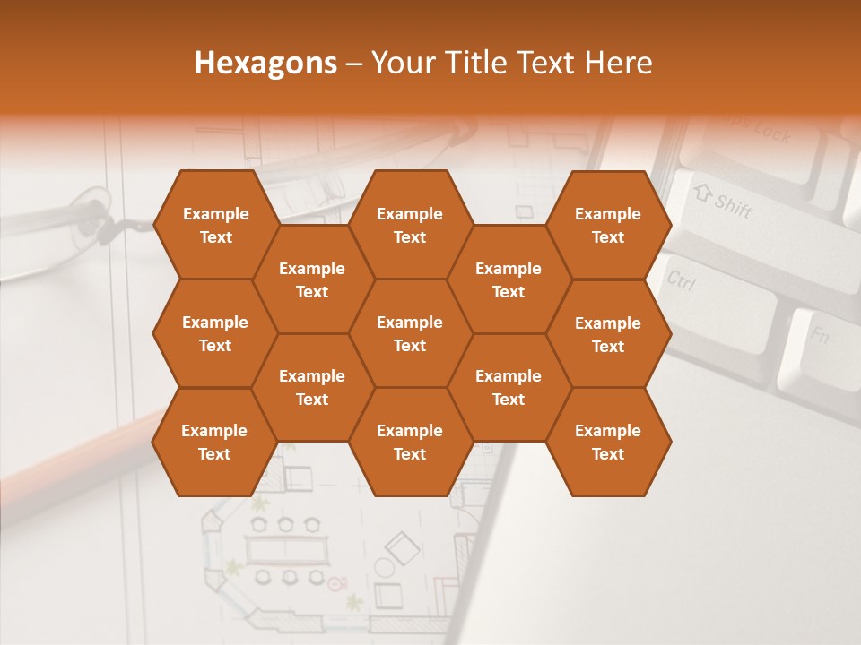 Architectural Plan Pencil PowerPoint Template