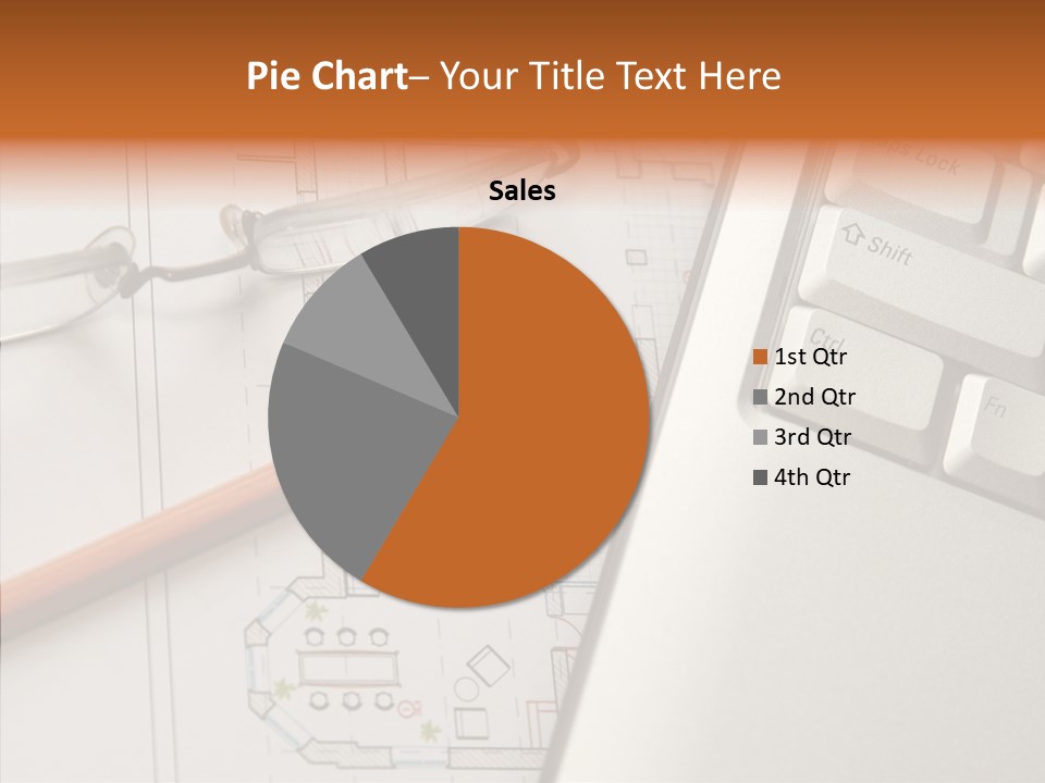 Architectural Plan Pencil PowerPoint Template