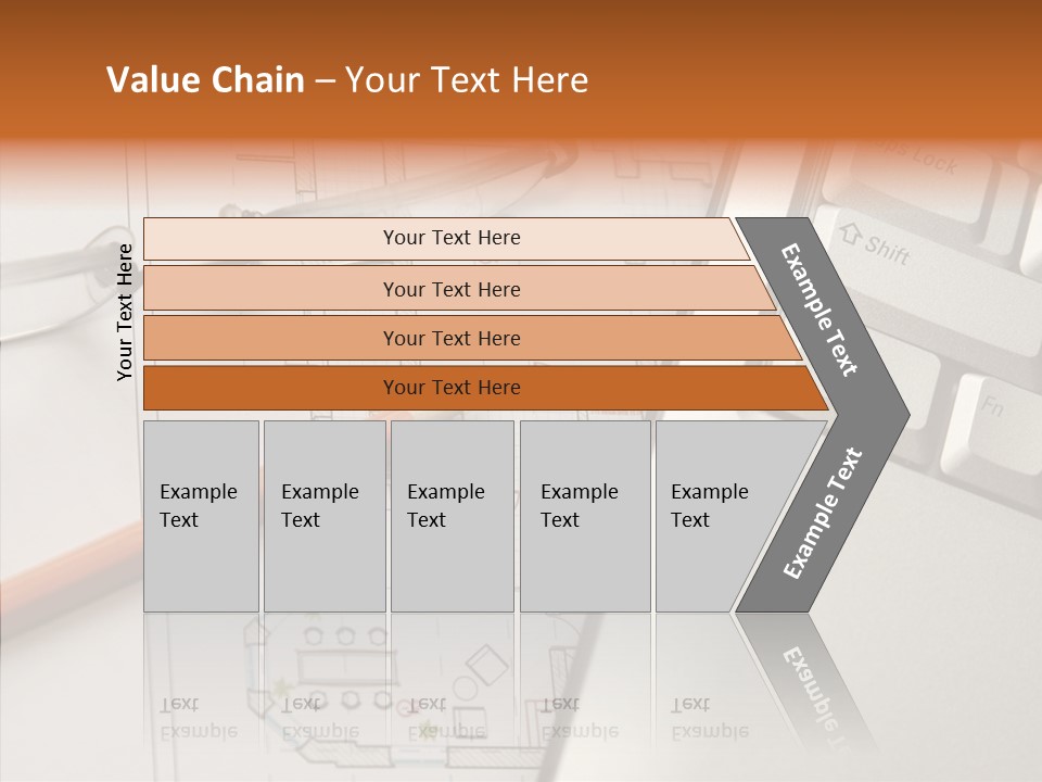 Architectural Plan Pencil PowerPoint Template