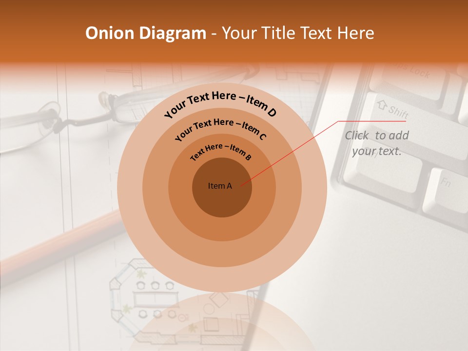 Architectural Plan Pencil PowerPoint Template
