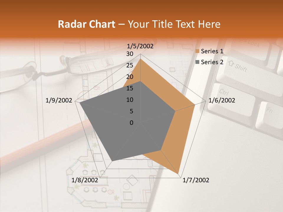 Architectural Plan Pencil PowerPoint Template
