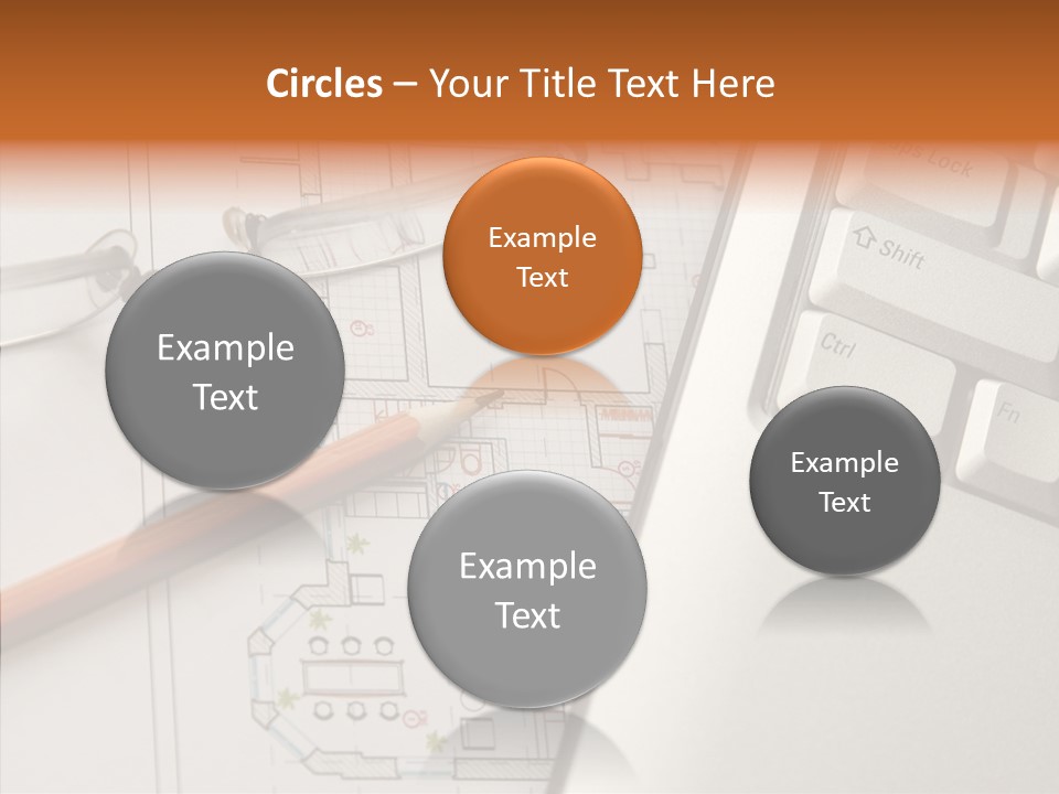 Architectural Plan Pencil PowerPoint Template