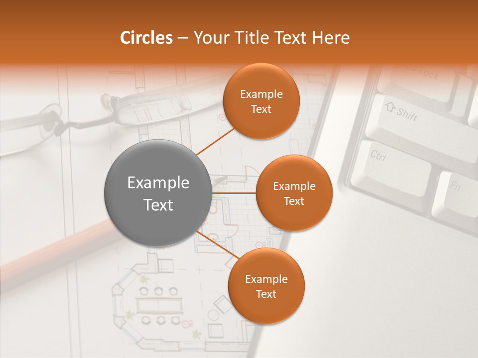Architectural Plan Pencil PowerPoint Template