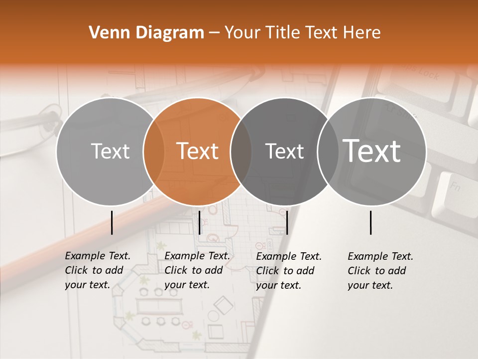 Architectural Plan Pencil PowerPoint Template