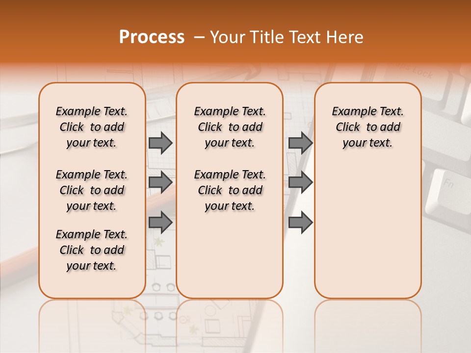 Architectural Plan Pencil PowerPoint Template