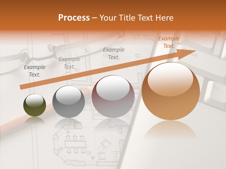Architectural Plan Pencil PowerPoint Template