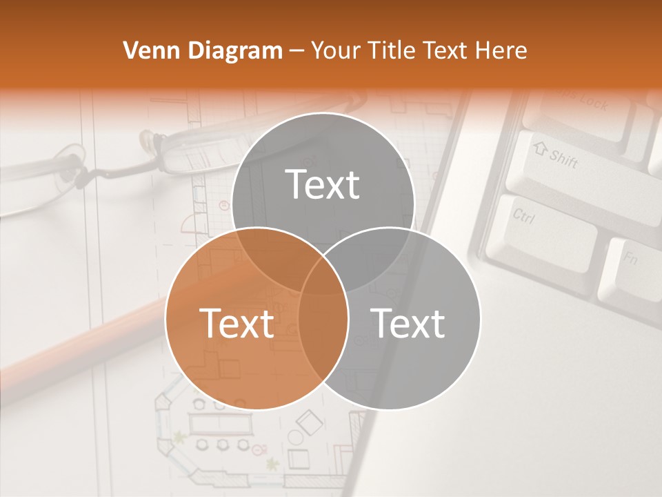 Architectural Plan Pencil PowerPoint Template