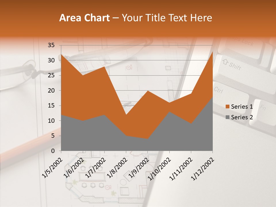 Architectural Plan Pencil PowerPoint Template
