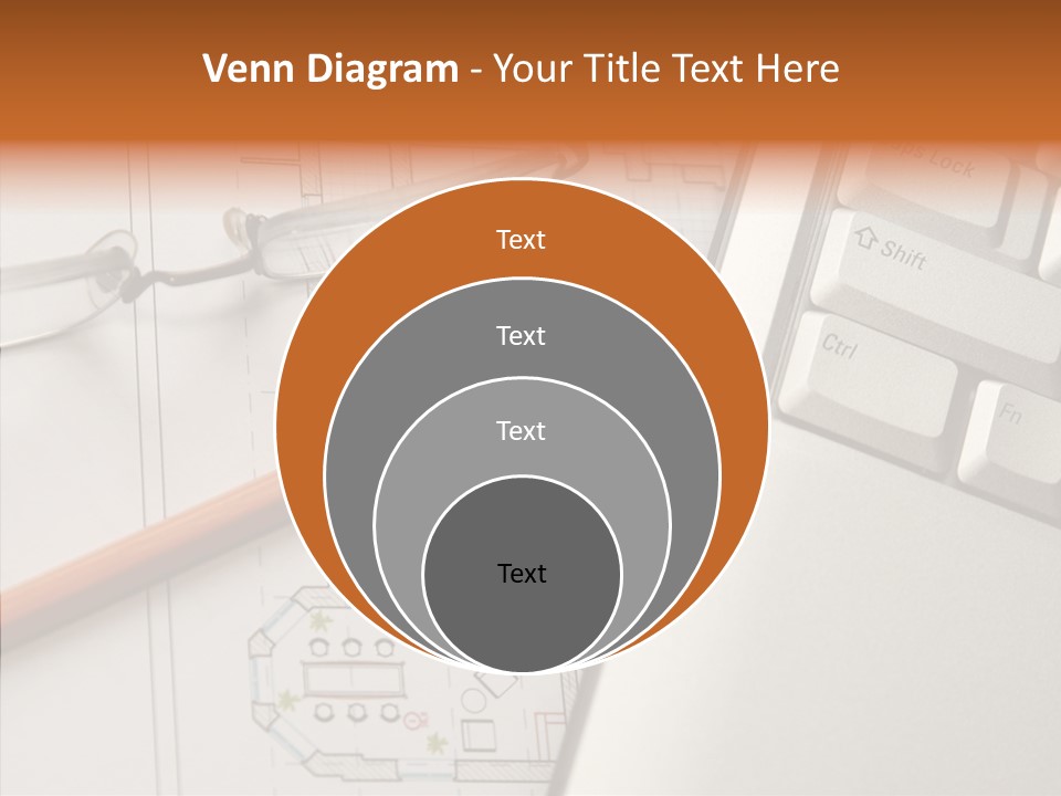 Architectural Plan Pencil PowerPoint Template