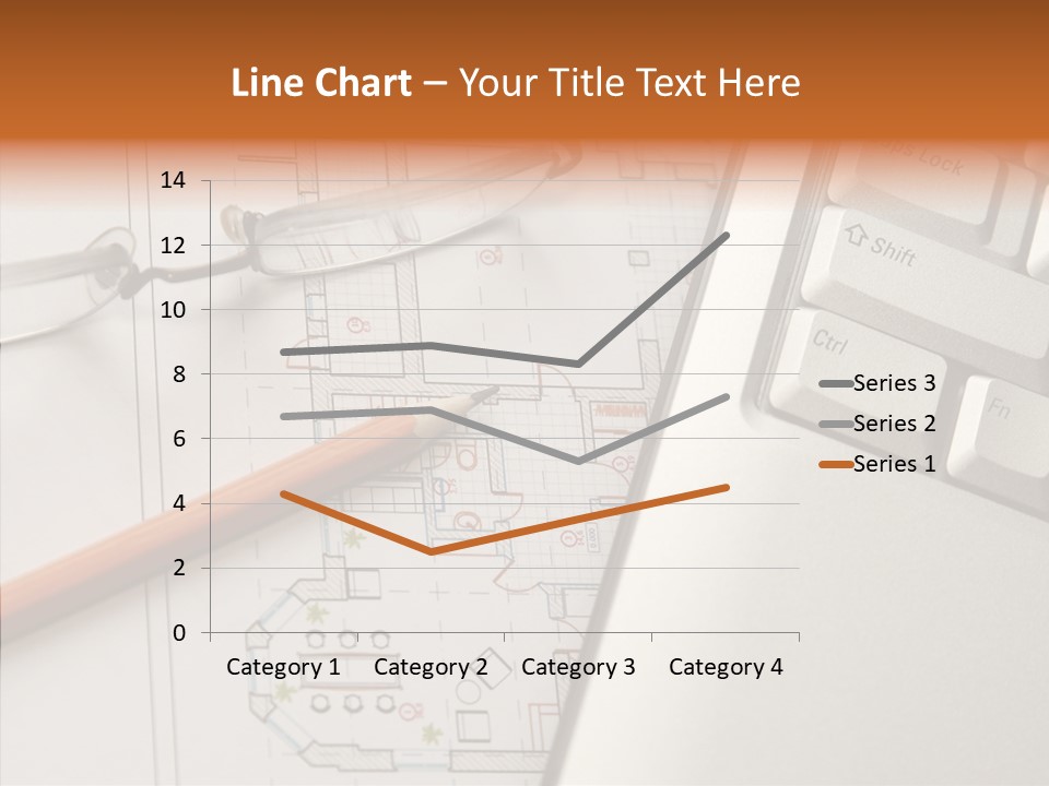 Architectural Plan Pencil PowerPoint Template