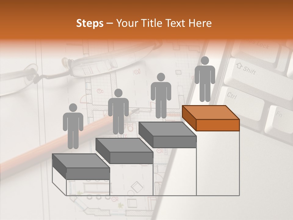 Architectural Plan Pencil PowerPoint Template