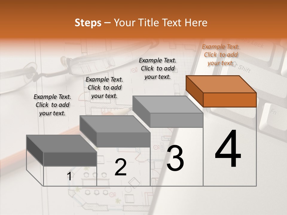 Architectural Plan Pencil PowerPoint Template