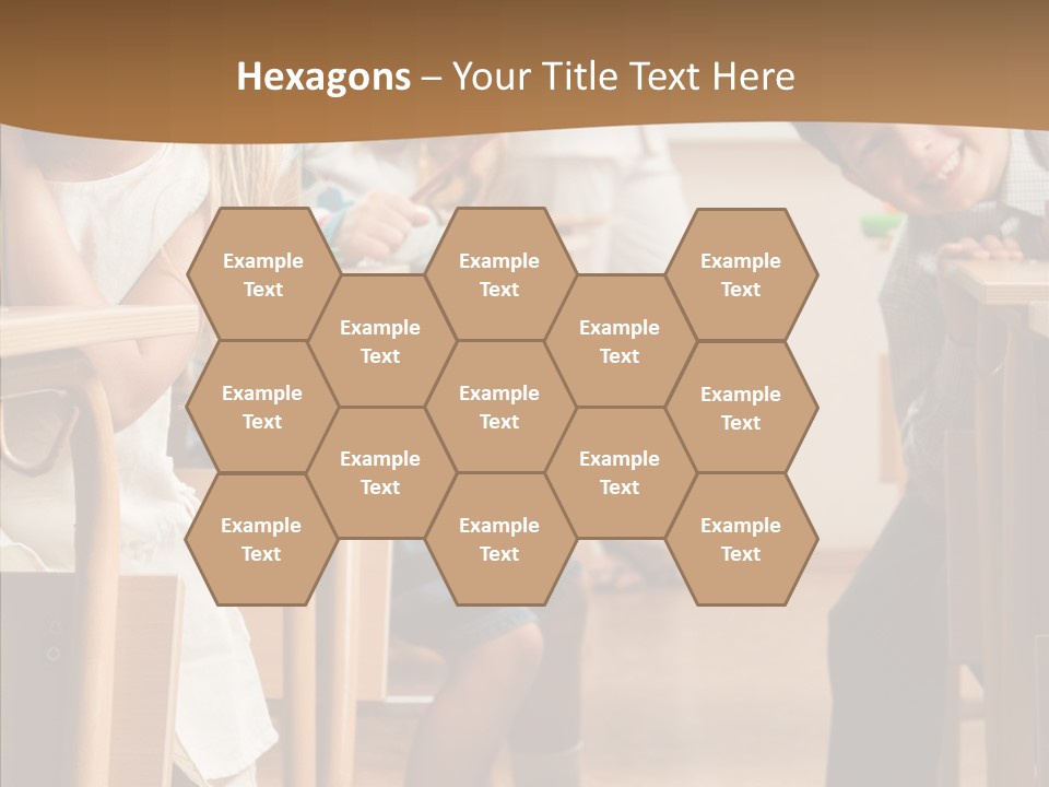 Cute Schoolkid Person PowerPoint Template