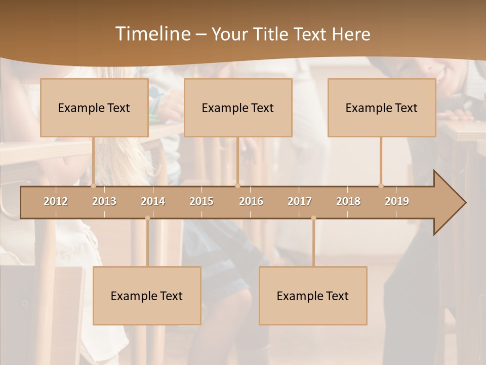Cute Schoolkid Person PowerPoint Template
