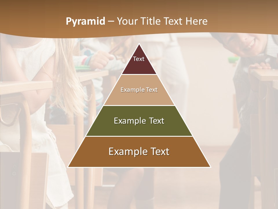 Cute Schoolkid Person PowerPoint Template