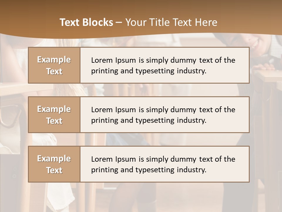 Cute Schoolkid Person PowerPoint Template
