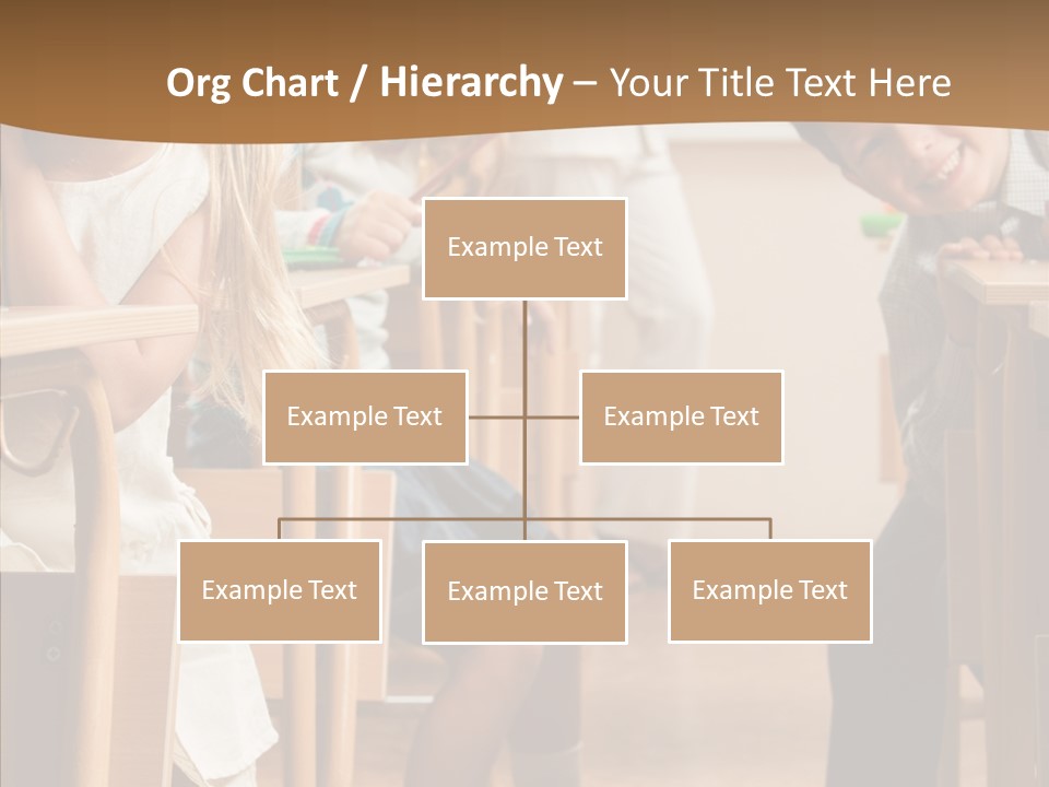 Cute Schoolkid Person PowerPoint Template