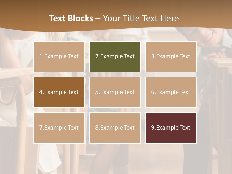 Cute Schoolkid Person PowerPoint Template