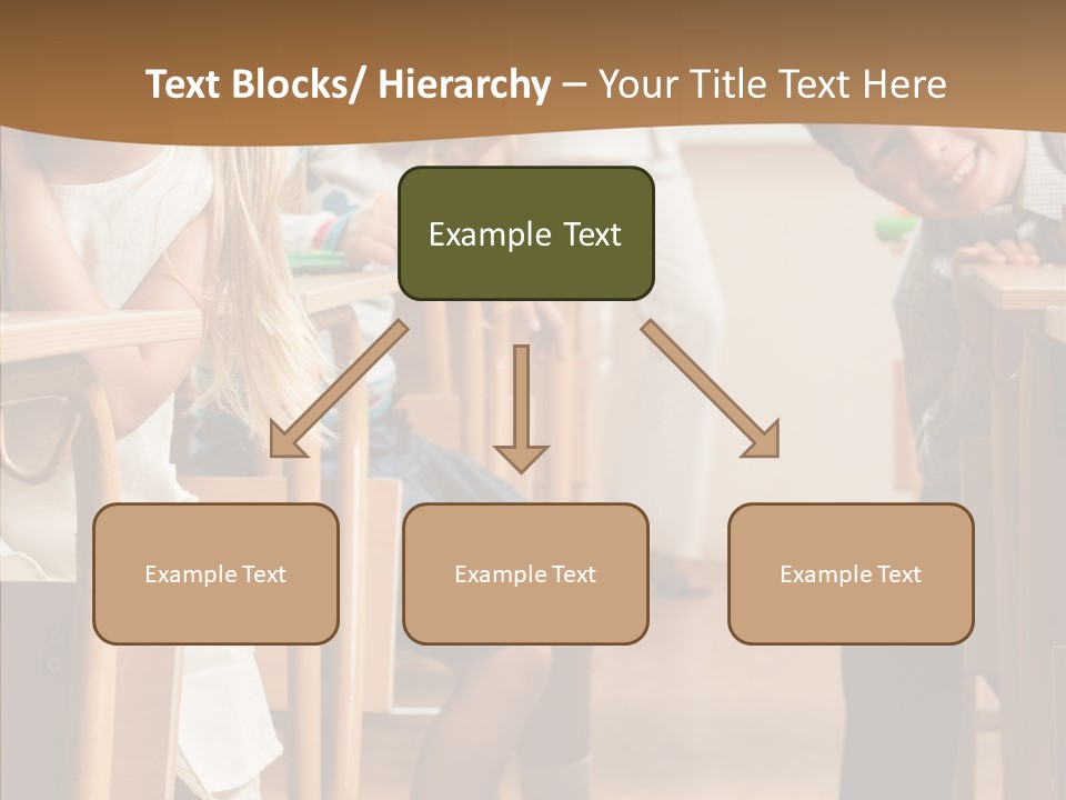 Cute Schoolkid Person PowerPoint Template