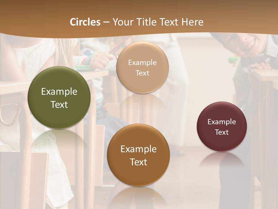 Cute Schoolkid Person PowerPoint Template