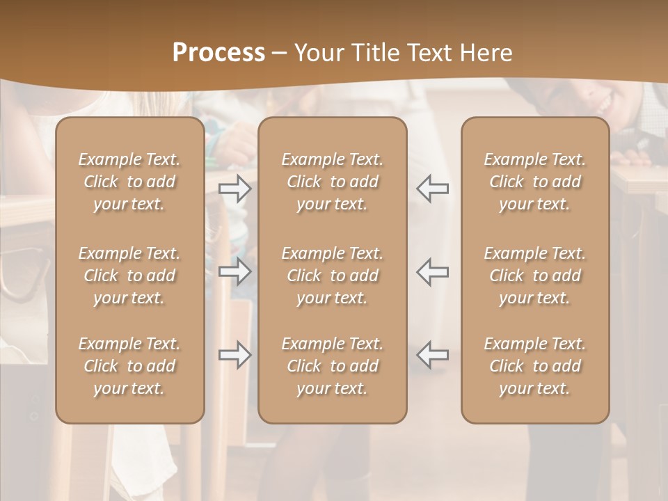 Cute Schoolkid Person PowerPoint Template