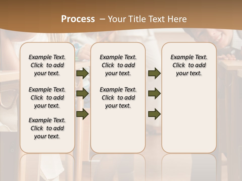 Cute Schoolkid Person PowerPoint Template