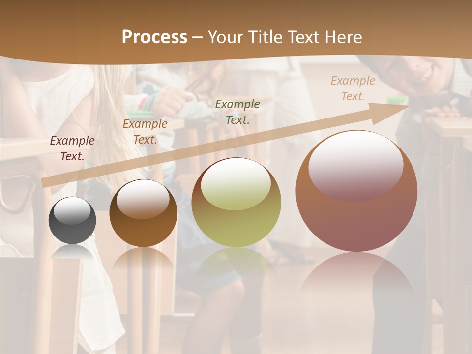 Cute Schoolkid Person PowerPoint Template