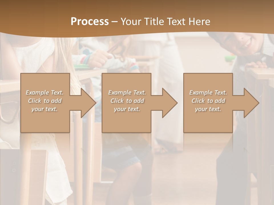 Cute Schoolkid Person PowerPoint Template