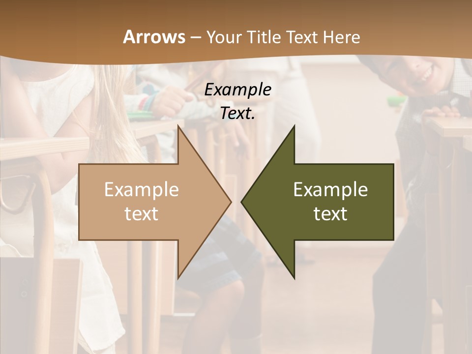 Cute Schoolkid Person PowerPoint Template