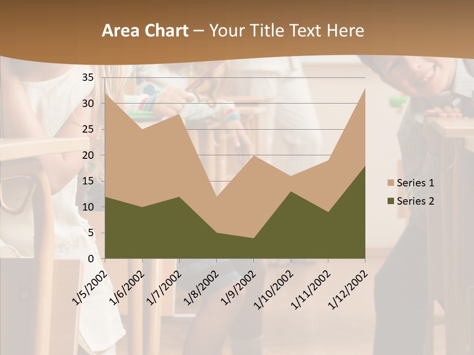 Cute Schoolkid Person PowerPoint Template