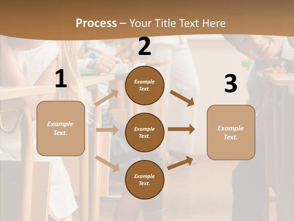 Cute Schoolkid Person PowerPoint Template