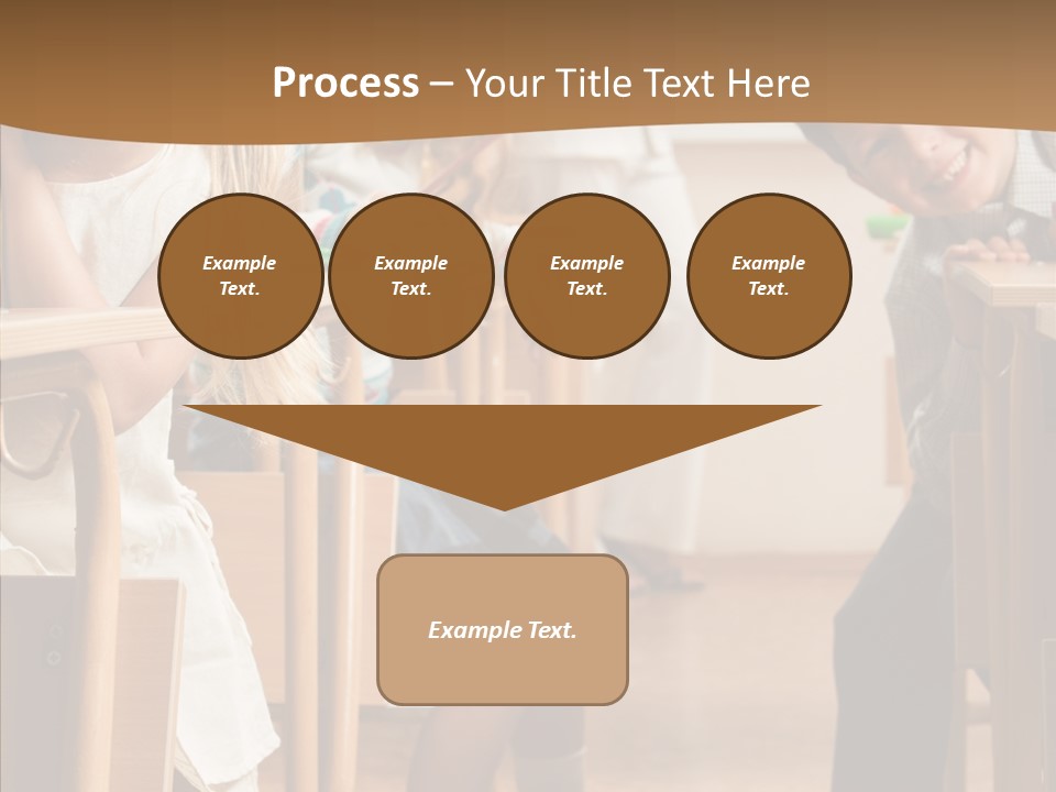 Cute Schoolkid Person PowerPoint Template