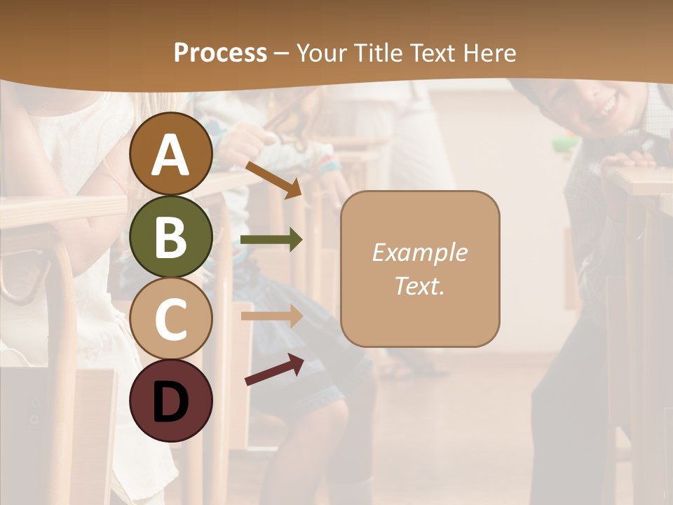 Cute Schoolkid Person PowerPoint Template