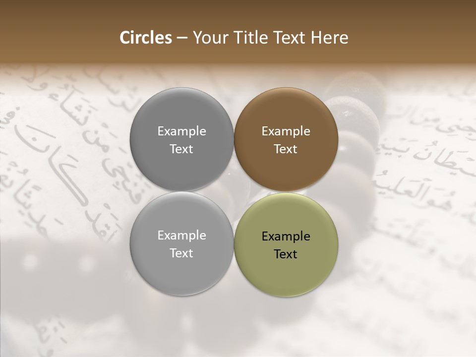 Eastern Middle Belief PowerPoint Template