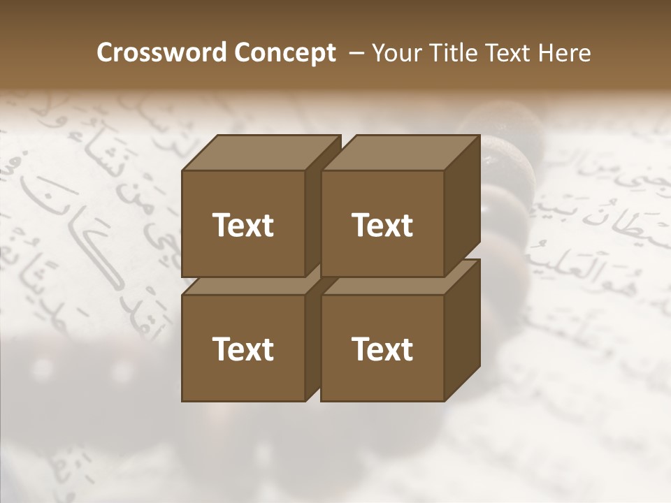 Eastern Middle Belief PowerPoint Template