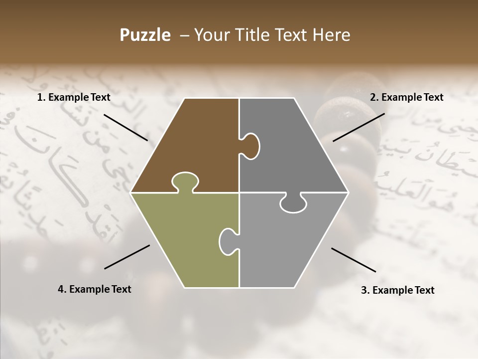 Eastern Middle Belief PowerPoint Template