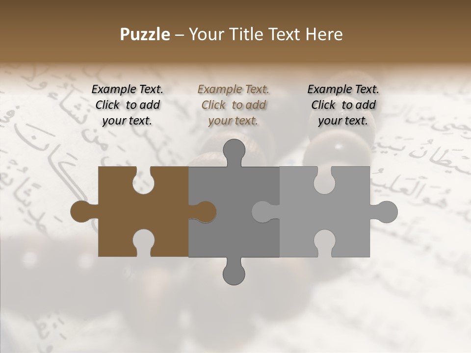 Eastern Middle Belief PowerPoint Template