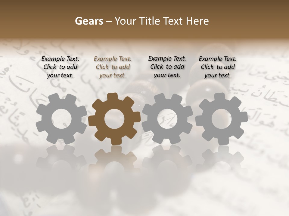 Eastern Middle Belief PowerPoint Template