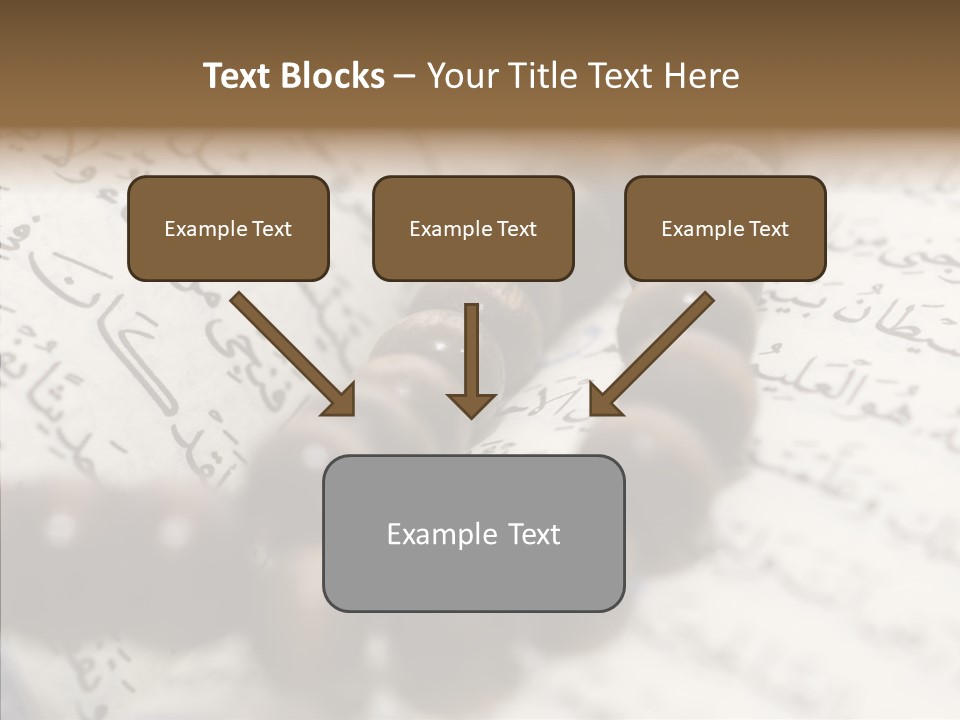 Eastern Middle Belief PowerPoint Template