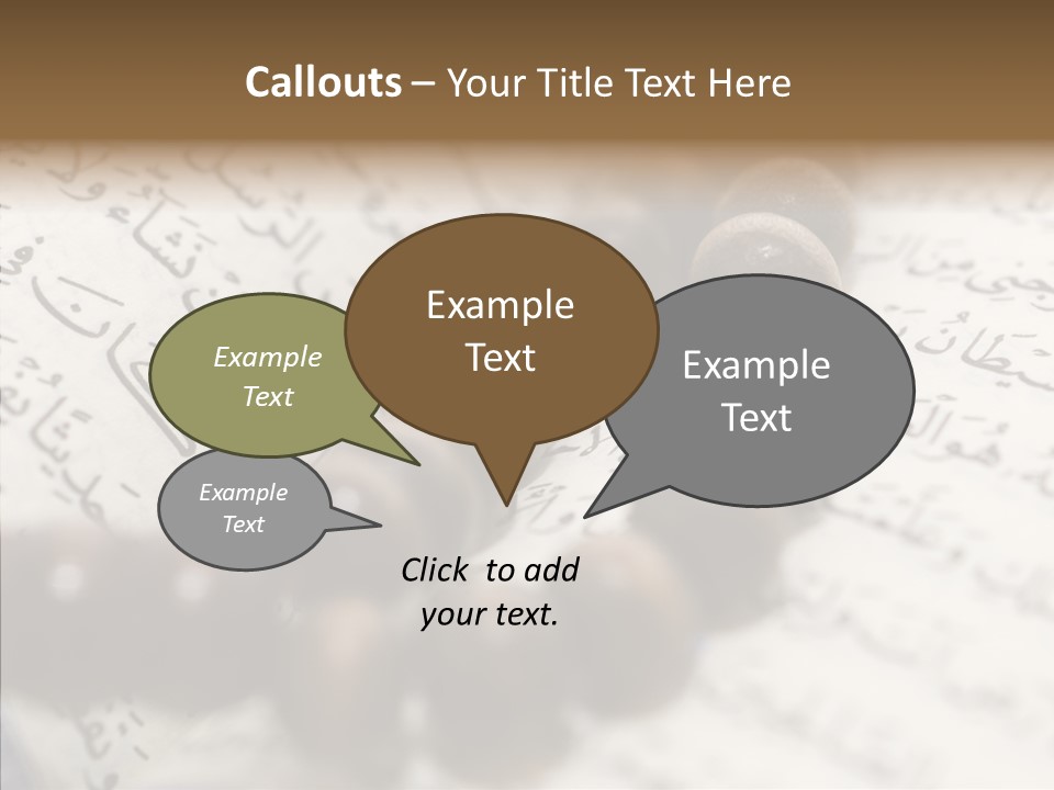 Eastern Middle Belief PowerPoint Template