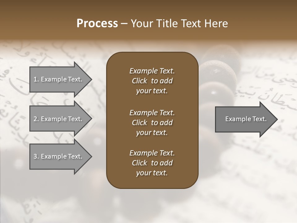 Eastern Middle Belief PowerPoint Template