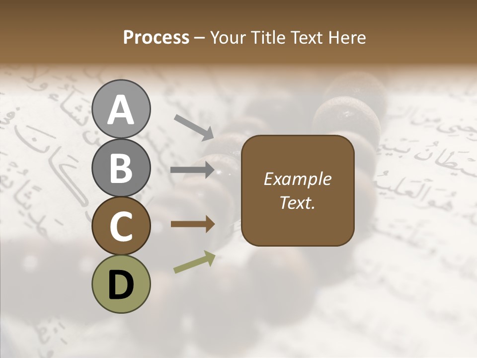 Eastern Middle Belief PowerPoint Template