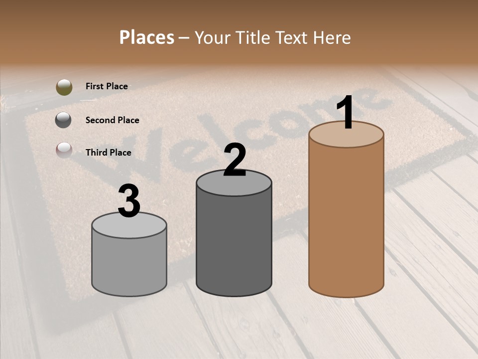Home Furnishings Decorations Welcome PowerPoint Template