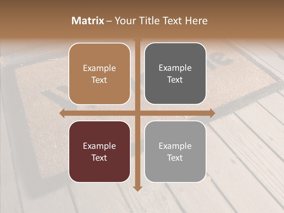 Home Furnishings Decorations Welcome PowerPoint Template