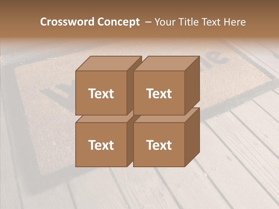 Home Furnishings Decorations Welcome PowerPoint Template