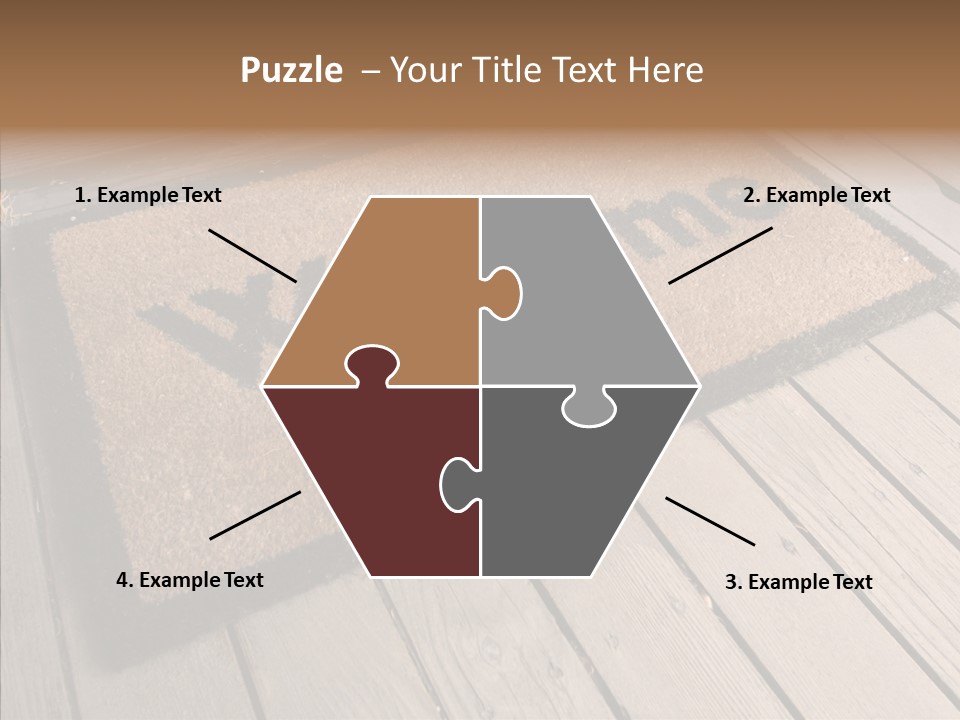 Home Furnishings Decorations Welcome PowerPoint Template